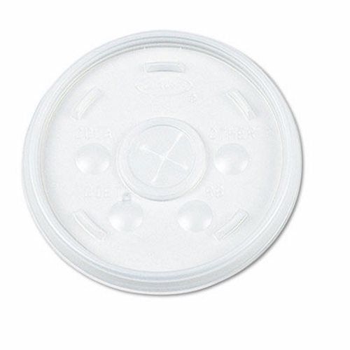 Dart Plastic Lids, for 16-oz. Hot/Cold Foam Cups, 1000 per Carton (DCC16SL)