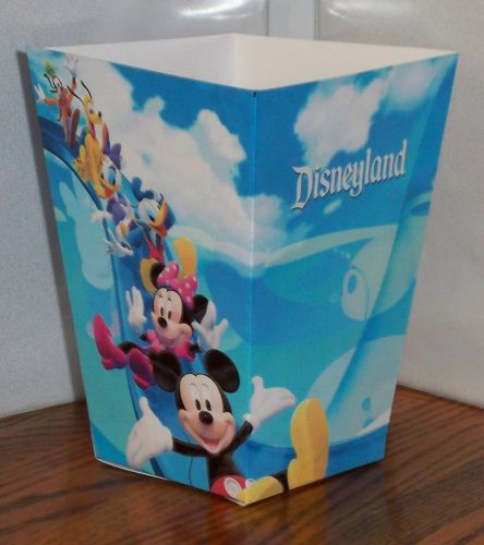 DISNEYLAND POPCORN BOX # 3. MICKEY MOUSE &amp; GANG ON ROLLER COASTER. FREE SHIPPING