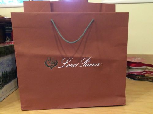 12 Loro Piana retail bags