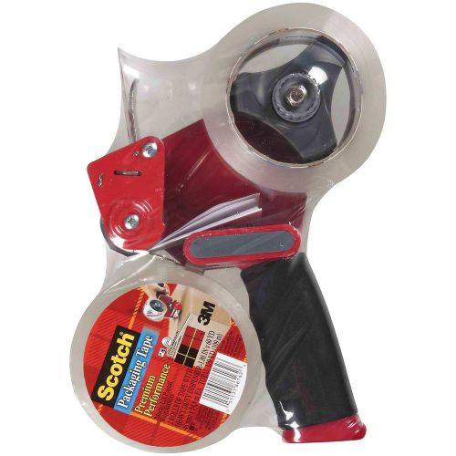 3M Scotch Tape Gun Dispenser w/ 2 Heavy Duty 3850 Shipping Packaging Rolls