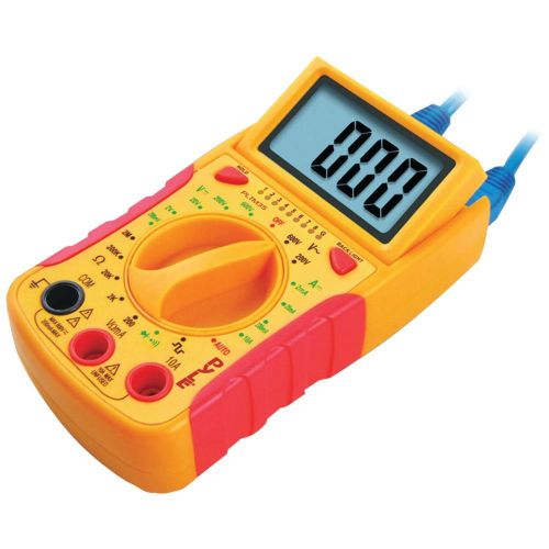 Brand new - pyle pltm35 mini digital lcd multimeter&amp;#44; dc &amp; ac voltages, d for sale