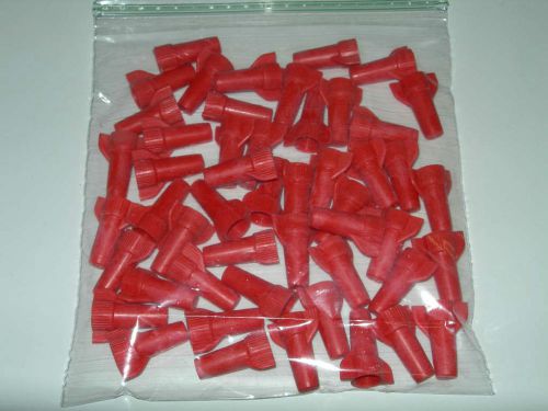 (50 pc) RED WINGED WIRE NUTS! TWIST ON! #GB8-18! NEW! L@@K!