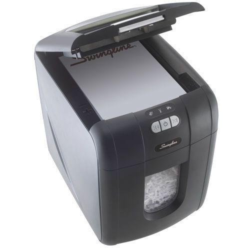 Swingline stack-and-shred 100x cross-cut shredder for sale