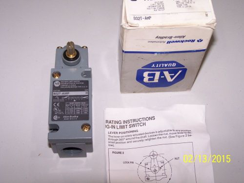 ALLEN BRADLEY OILTIGHT LIMIT SWITCH CAT#802T-AMP, SER.H