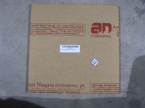 21 Sheets of 12x12 astari niagara acrylic TP clear 000 Clear .236 Astariglas 6m