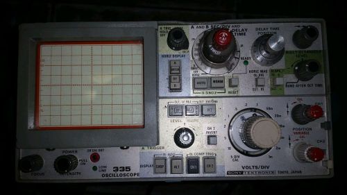 Sony tektronix 335 0scilloscope