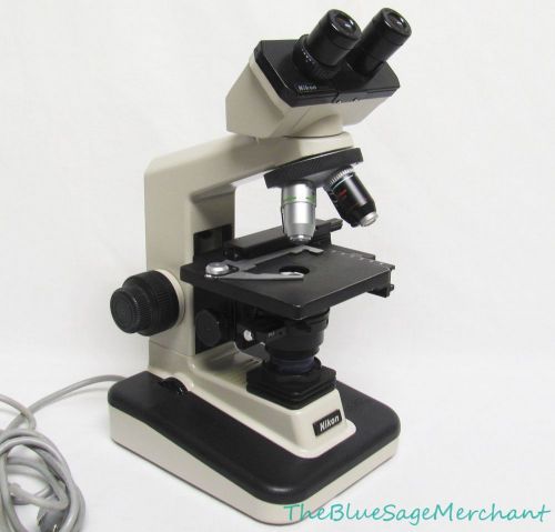 Nikon Alphaphot-2 YS2-T BINOCULAR MICROSCOPE +4 Objectives