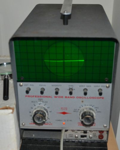 Sencore Oscilloscope PS-120, see it work