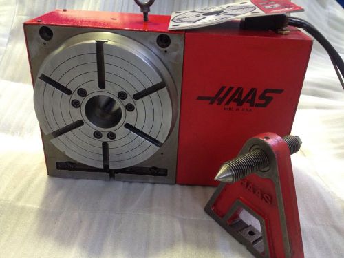 VIDEO Haas HRT310 Rotary Table 12.2&#034;d 4th Vf Vmc Milling Cnc Mill Indexer 17pin