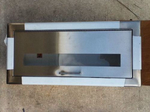 2409-6r larsens fire extinguisher cabinet stainless steel for sale