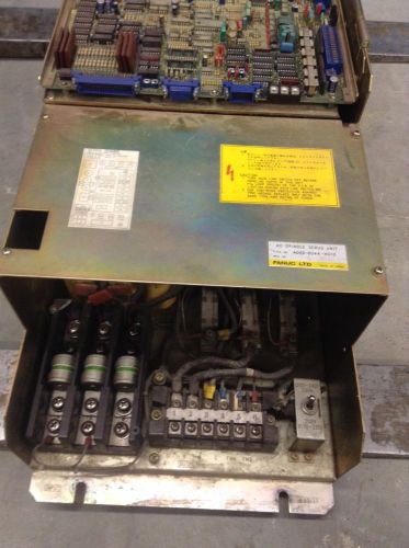 Fanuc AC spindle servo unit type A06B – 6044–801H