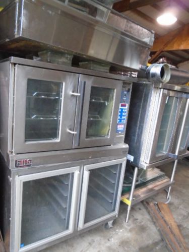 Lang single deck electric bakery convection full size oven w/ cabinet ecco-lmdr for sale
