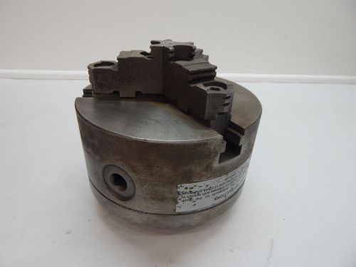 6-1/4&#034; 3 Jaw Bison Lathe Chuck 21/4&#034;-8 tpi mount Poland 3285