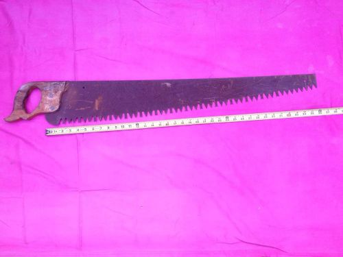 Vintage lumber jack hand saw 36&#034; for sale