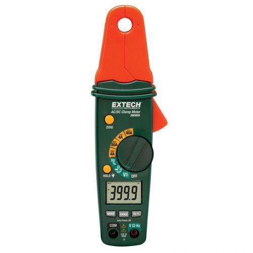 Extech DC Polarity Indicator 4000 Count LCD Display Measures Digital Clamp Meter