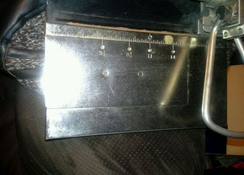 Vintage punchodex model p-209 paper punch