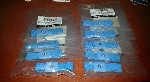 Lot of 9 (4ECV8) Static Control Wrist Strap,Adjustable,