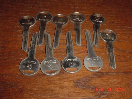 LOCKSMITH NOS 10 Key Blanks OEM Chrysler &#034;A&#034; Y149 S1770u Originals Mopar