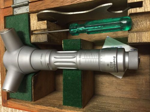 Brown &amp; Sharpe 3.2&#034;-3.6&#034; Intrimik Bore Micrometer