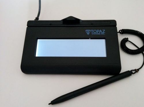 2 x topaz t-lbk460-hsb-r 1x5 usb signature capture for sale