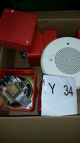 Fire alarm speakers 6 simplex 519-889.....1 simplex 519-430......1 gentex spk 8w for sale