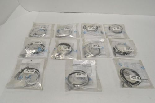 LOT 11 NEW GMR TT8 E-TYPE VALVE REPAIR KIT O-RING SEALS SIZE 8 WASHER B211618