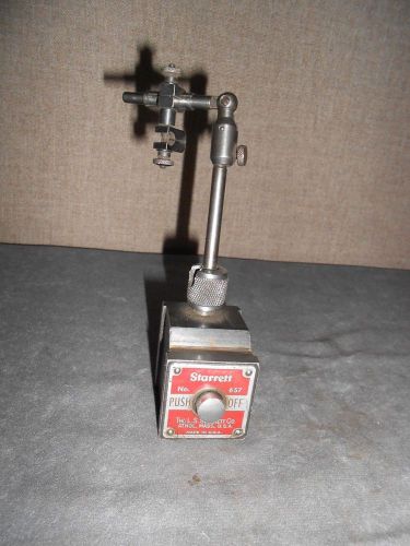 Vintage Starrett No. 657 Magnetic Base