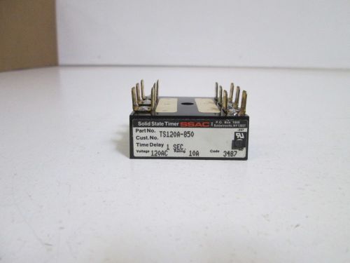 Ssac solid state timer 1 sec. ts120a-850 *used* for sale