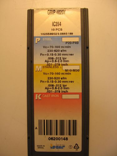 New! 10ct  ISCAR GRIP 4020Y IC354