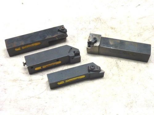 LOT of (4) Kennametal CARBIDE INSERT TOOL HOLDERS, NDPL-164C, NSL-204GP, NEL-203