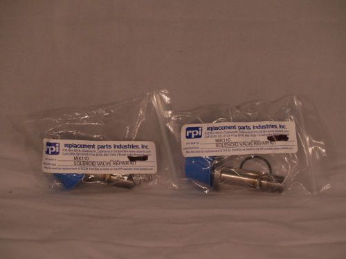 2 RPI MIK110 Soleniod Valve  midmark  m11 , m9 , m9d , m11d  dental