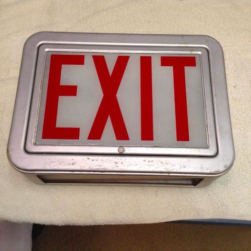 EXIT   Light up Sign  VINTAGE  Perfeclite Co. Cleveland, Ohio