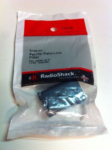 Snap-on Ferritr Data-Line Filter #273-0105 By RadioShack