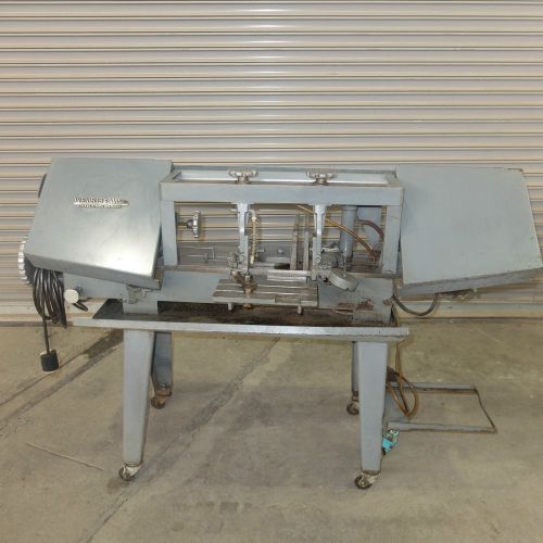 9”x 12” wells horizontal band saw  machine specs, very nice for sale