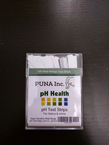 Puna Ph Test Strips 100 Strips pH Test Strips Saliva and Urine
