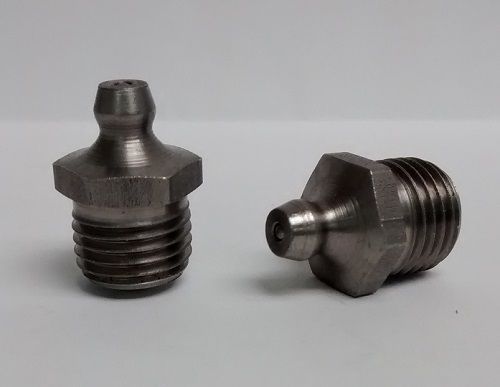 1/4-18 npt stainless steel straight grease zerk nipple fitting 5 pcs for sale