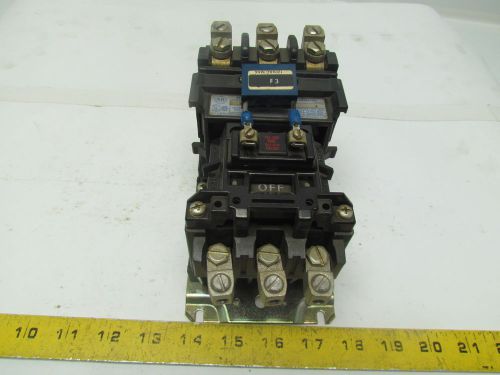 Allen bradley 500fl-c0d93 3-pole contactor 60a 480vac 120v coil cc236c nema sz2 for sale