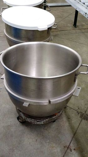 Hobart VML80 Quart Stainless Steel Bowl and Dolly