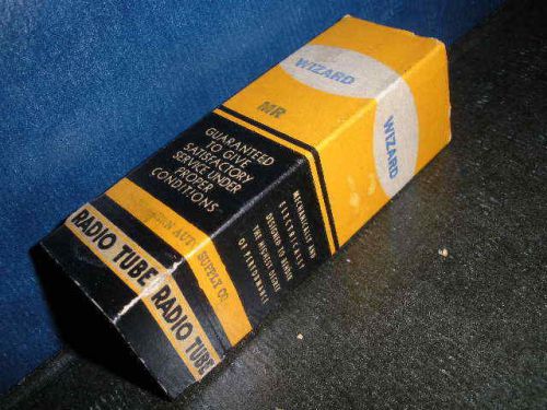 NOS Wizard MR Radio Tube New Western Auto Supply Tubes