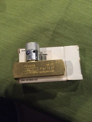 NEW Parker Flow Control valve 1/4 inch Pf400b 4a789