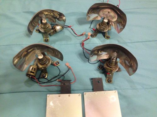 FEDERAL SIGNAL STREETHAWK LIGHT BAR Halogen Rotators Lot of 4