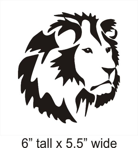 Lion Face Silhouette Funny Car Vinyl Sticker Decal Truck Bumper Laptop FA10