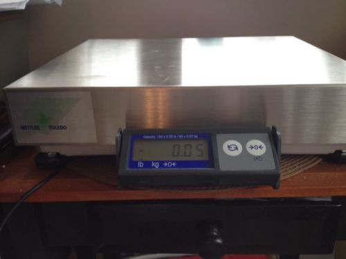 Mettler toledo ps60 usb shipping scale 150lb x 0.05lb (ss platter) for sale