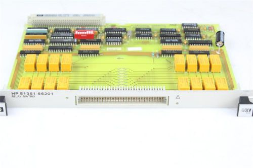 Hewlett Packard HP E1361A E1361-66201 Relay Matrix Card for HP 75000 Series B