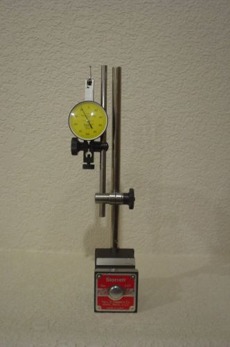 Brown &amp; sharpe 7033-13 0.002 dial indicator &amp; starrett magnetic base holder 657 for sale