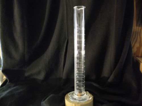 Pyrex Graduated Cylinder 250 Ml. 13-1/2&#034; High. Metal on Bottom.