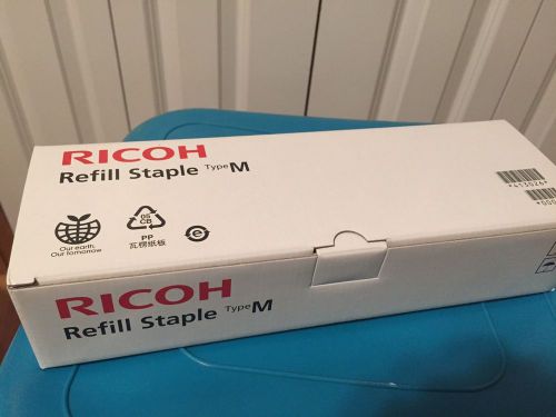 NEW RICOH STAPLE TYPE M 5 Cartridges in BOX OEM 1 Box EDP 413026