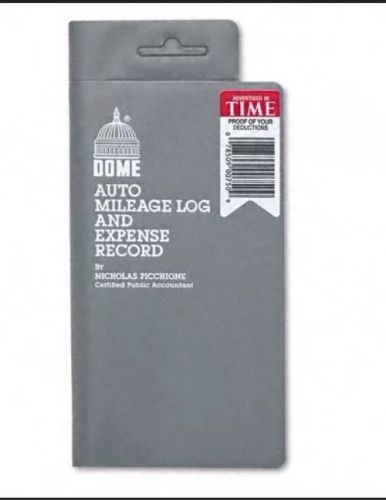 Dome Publishing Auto Mileage and Expense Record Book - DOM750