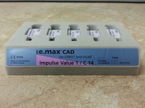 IPS e.max CAD ivoclear vivadent Impulse Value 1/C 14 For CEREC and inLab (5 pcs)