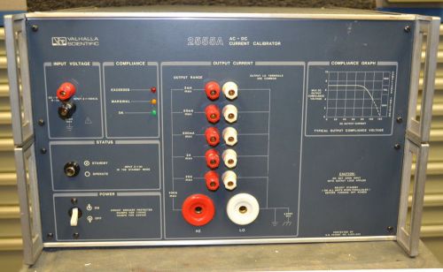 Valhalla 2555A AC/DC Current Calibrator DC-1khz, 2mA-20A, 100A Guaranteed GOOD